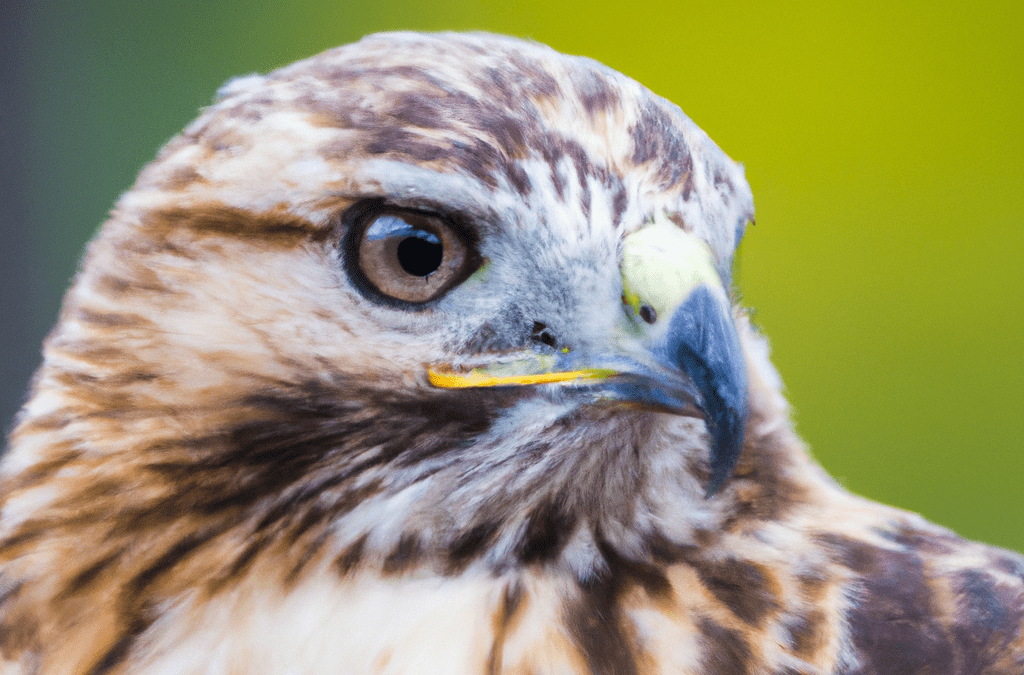 Illustration showing distinctive traits of hawks vs other raptors