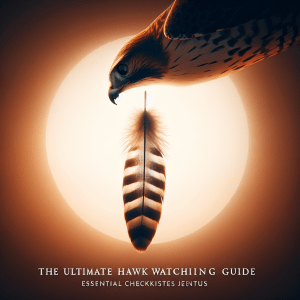 Hawk and feather with "Ultimate Hawk Watching Guide" text.