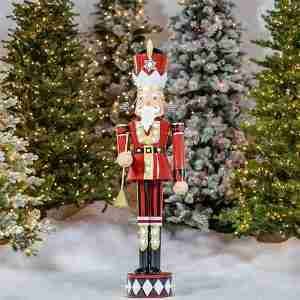 Giant David Nutcracker with Trumpet