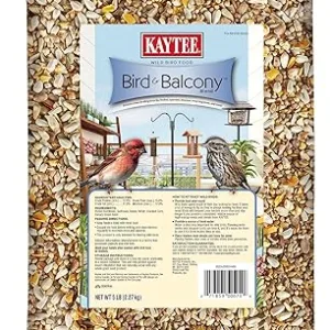 Kaytee No Mess Seed Blend Bird Food for Urban Birds on Balconies, Including Finches, Sparrows, Mourning Doves, and More, 5 lb Kaytee No Mess Seed Blend Bird Food for Urban Birds on Balconies, Including Finches, Sparrows, Mourning Doves, and More, 5 lb