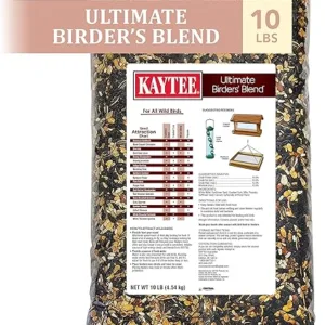 Kaytee Ultimate Birder’s Blend Wild Bird Seed for Attracting Grosbeaks, Cardinals, Nuthatches, Woodpeckers, and Other Wild Birds – 10 Pound Bag Kaytee Ultimate Birder’s Blend Wild Bird Seed for Attracting Grosbeaks, Cardinals, Nuthatches, Woodpeckers, and Other Wild Birds – 10 Pound Bag
