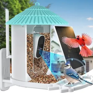 Explore Nature with the Solar-Powered Smart Bird Feeder with Camera