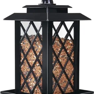 Vivace Hanging Bird Feeder for Outdoors – Large Capacity Seed Feeder Lantern, Black Color, Perfect for Wild Birds Vivace Hanging Bird Feeder for Outdoors – Large Capacity Seed Feeder Lantern, Black Color, Perfect for Wild Birds